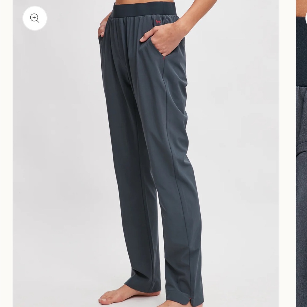 The Black Dog Ladies Track Tech Pull On Pant Deep Blue Stone